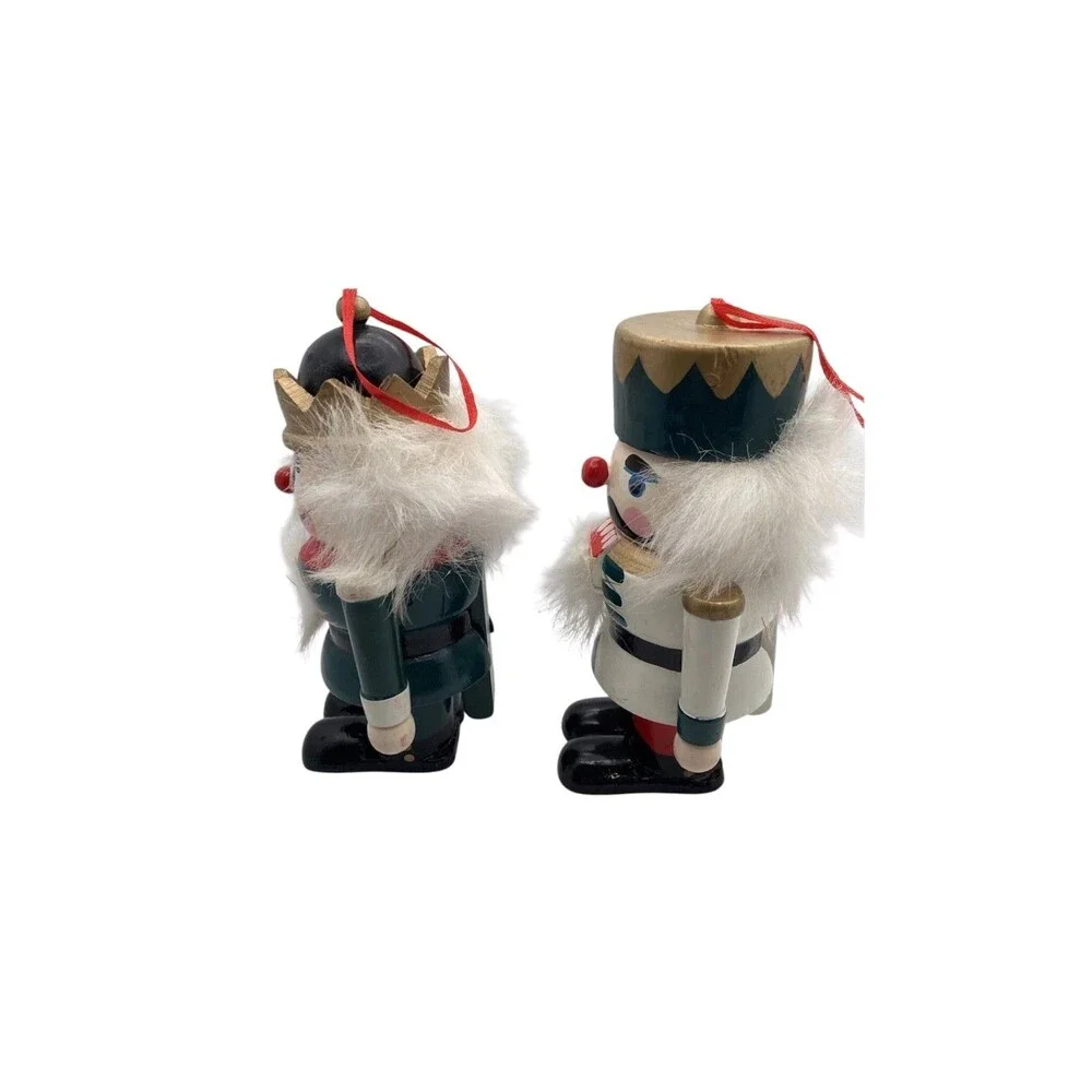 Vintage Nutcrackers  From 90’s, Set Of 2. King Toy Soldier 6 In Tall